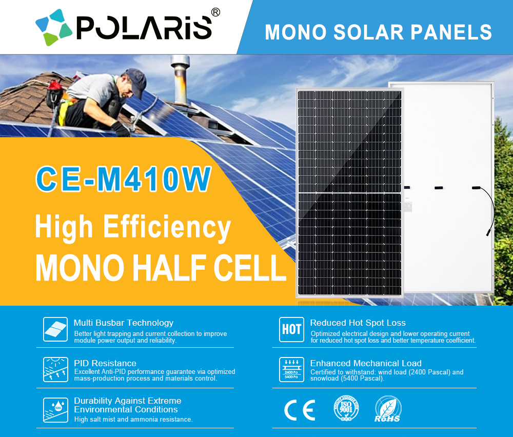 Polaris Energy Solar Panels 410W